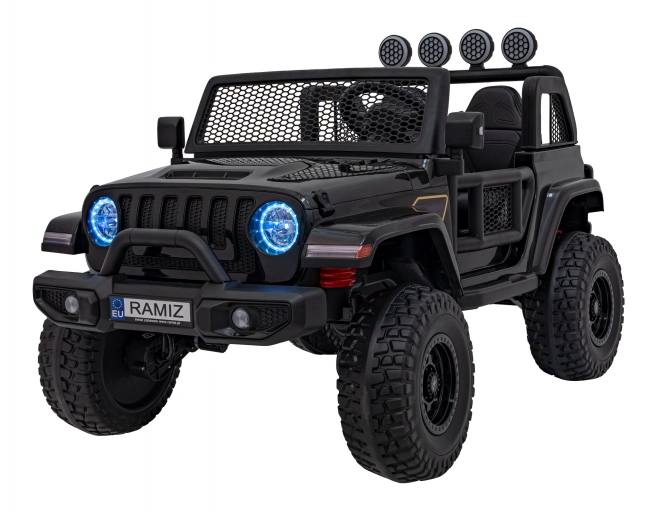 Detské terénne auto Off-Road červené – Čierna