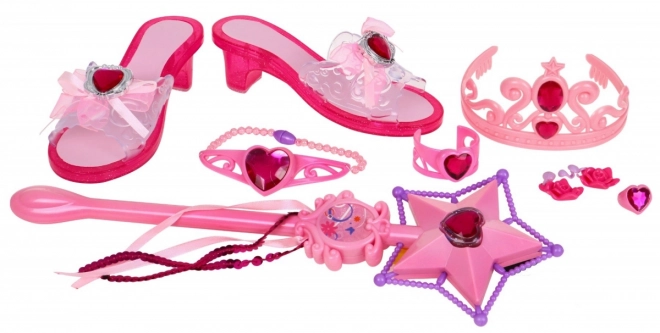 Princess Dress-Up Set for Girls 3+ with Interactive Features and Pink Accessories