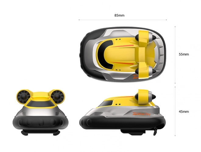 Remote Control Hovercraft Yellow