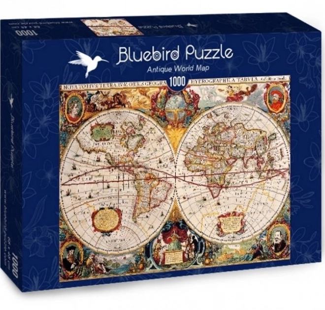 Antique World Map Puzzle by Bluebird