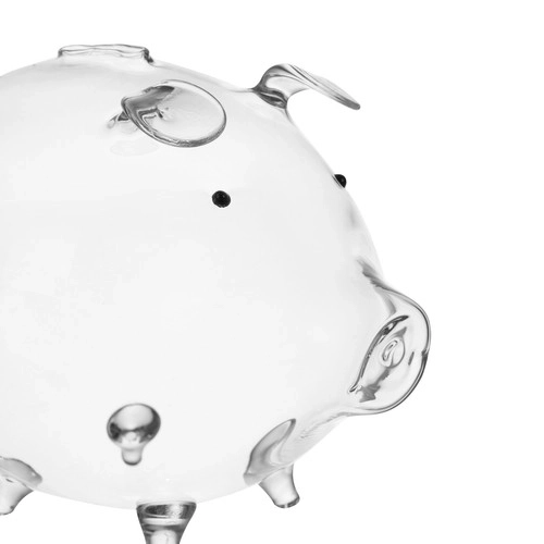 Glass Piggy Bank