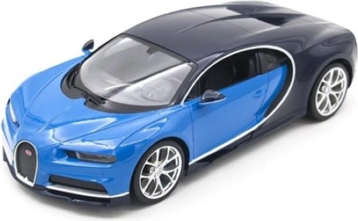 RC car Bugatti Chiron 1:14 with LED and 2.4 GHz by Rastar – blue