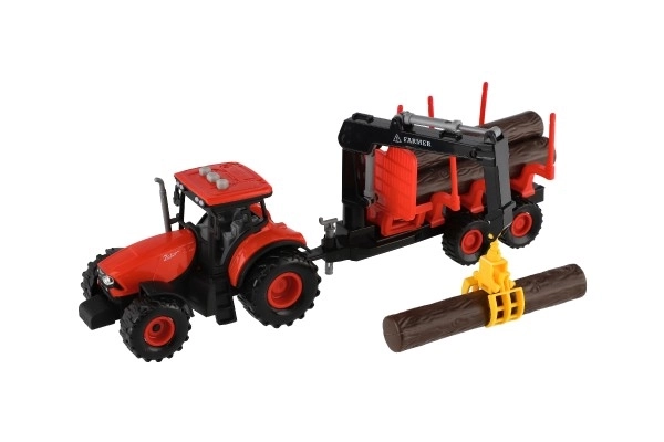 Zetor Tractor with Trailer and Loading Arm