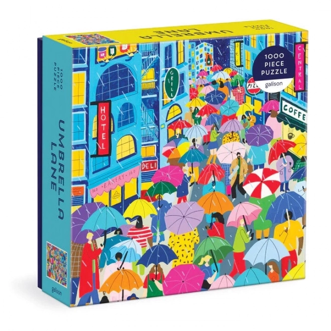 Galison Puzzle Umbrella Alley 1000 Pieces