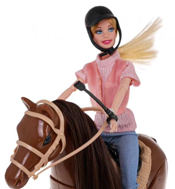 Doll and Horse Set with Accessories