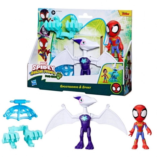 Spider-Man and Friends Dinosaur Action Figure Set