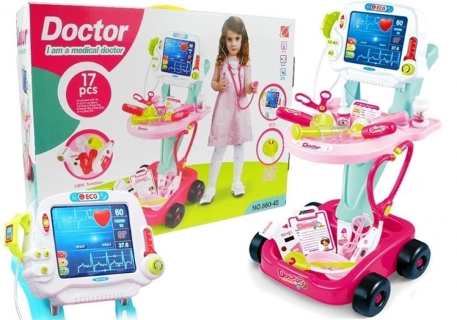 Doctor's Playset with EKG Trolley