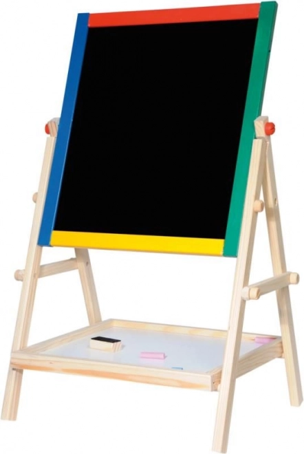 Double-sided Chalk and Magnetic Board