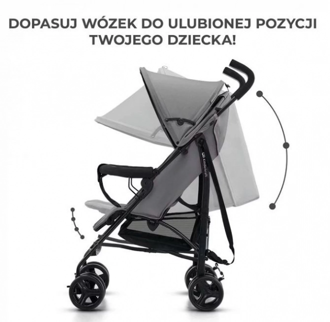 Kočárek Kinderkraft TIK Šedý