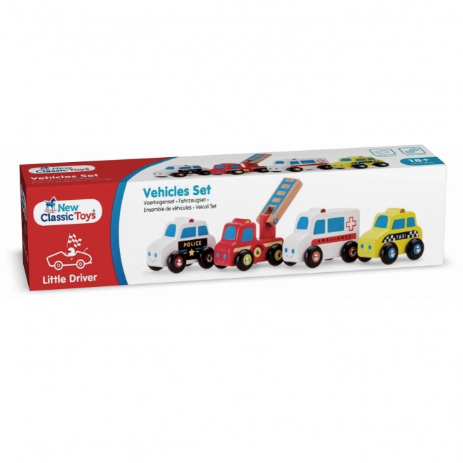 Wooden Mini Vehicles Set