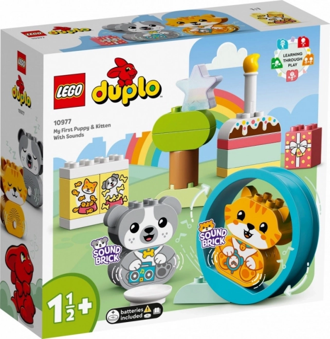 LEGO DUPLO Môj prvý psík a mačička so zvukmi