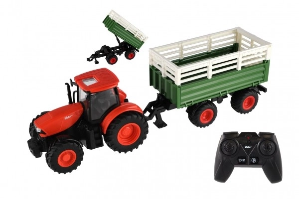 Remote Control Zetor Tractor with Trailer and Lights