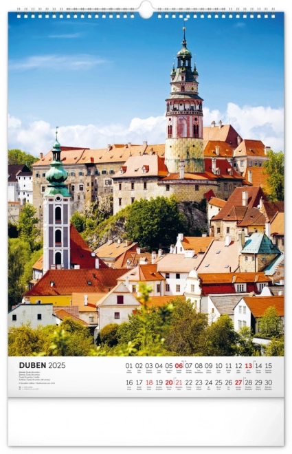 Wall Calendar Castles and Chateaux 2025