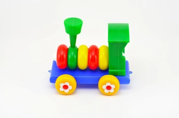 Assemble and Pull Plastic Train