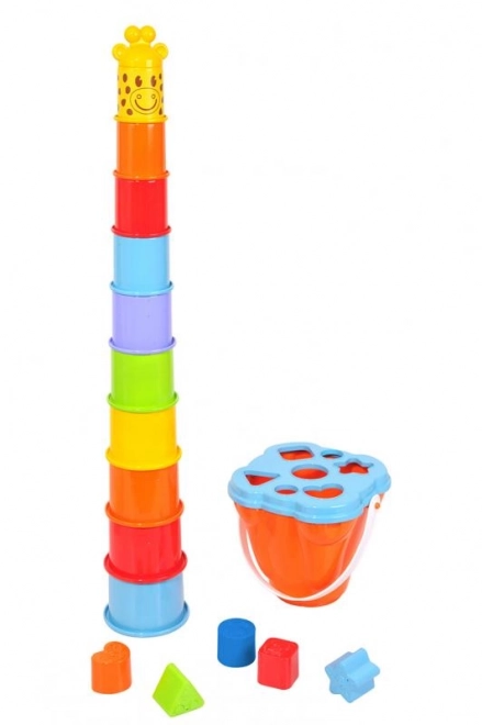 Giraffe Stacking Cups