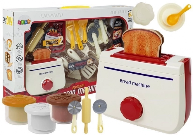 Play-Dough Toaster Set with 4 Colors