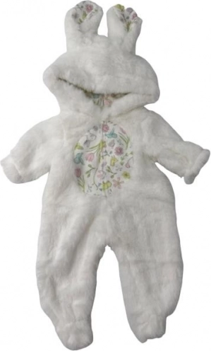 Bunny Onesie for Dolls 40-43 cm