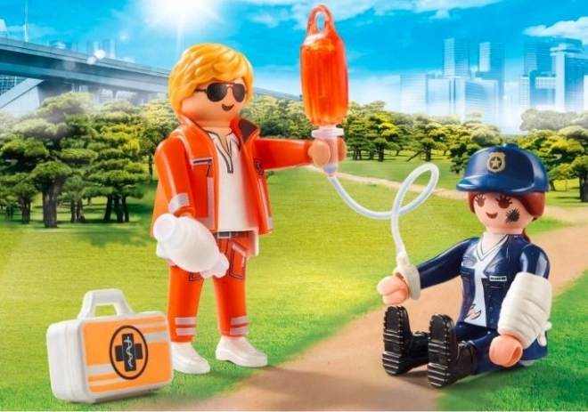 Emergency Doctor and Policewoman Duo Pack from Playmobil