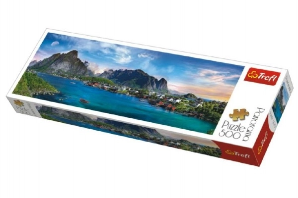 Trefl panoramic puzzle Lofoty, Norway 500 pieces