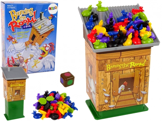 Exploding Chicken Coop Dexterity Game