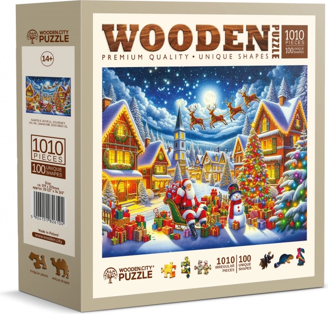 Wooden Christmas Journey Jigsaw Puzzle