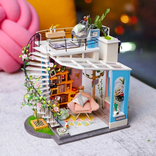 Robotime Rolife Diy Dollhouse with Led Lighting