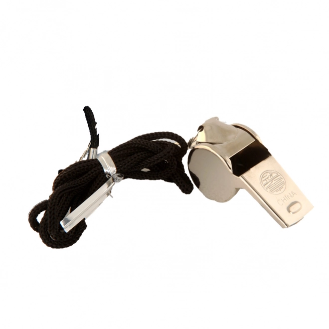 Metal Whistle with Lanyard