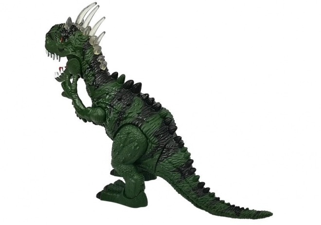 Green Battery-operated Dinosaur with Sound and Projector