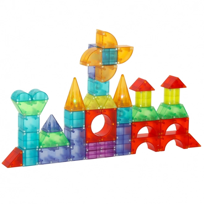 Luminous Magnetic Blocks Set 134 Pieces