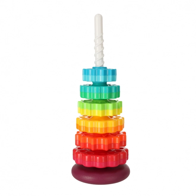 Rainbow Stacking Gear Tower