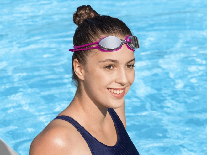 Mirror Swimming Goggles 14+ Bestway – pink