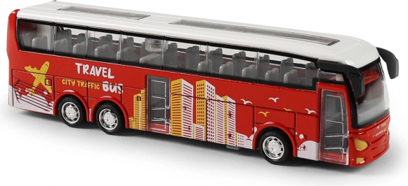 Autobus interurbano in metallo a ruota libera