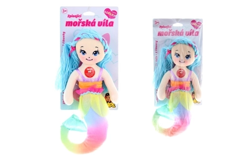 Textile Mermaid Doll with Sound