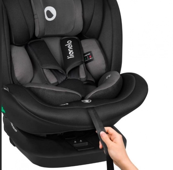 Lionelo Rotating Car Seat Bastiaan i-Size 40-150 cm Black Grey – Black Gray