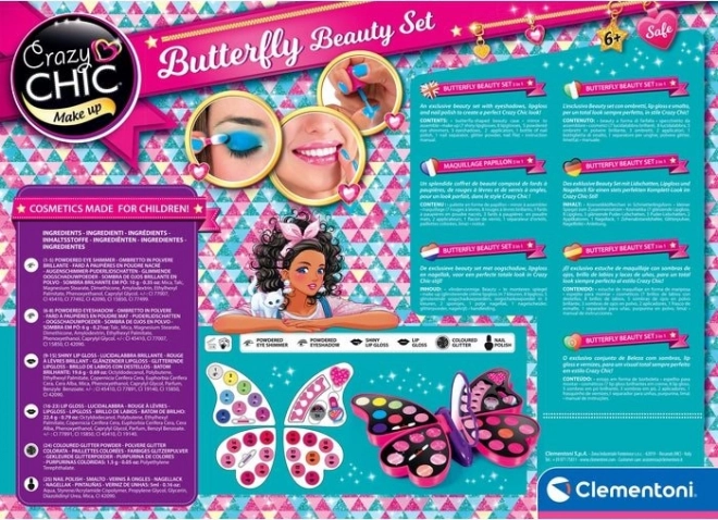 Crazy Chic Butterfly Makeup Set