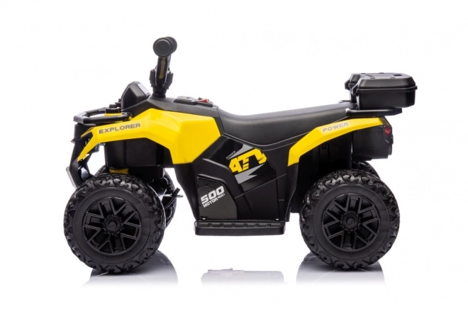 Quad elettrico per bambini giallo