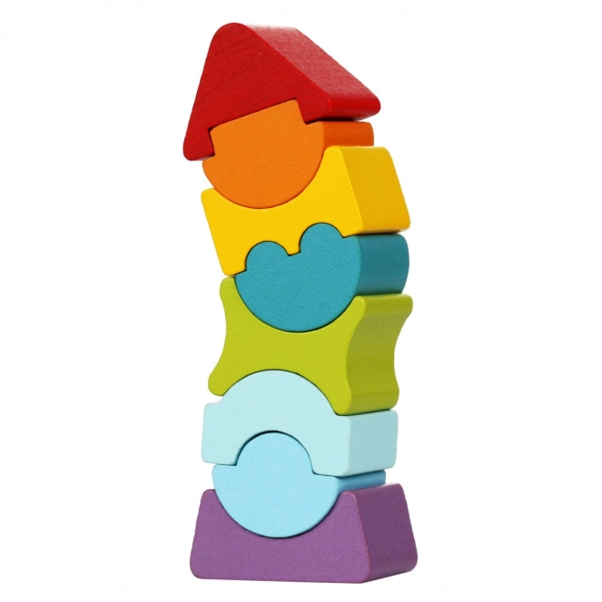 Cubika Balancing Tower Wooden Puzzle Set