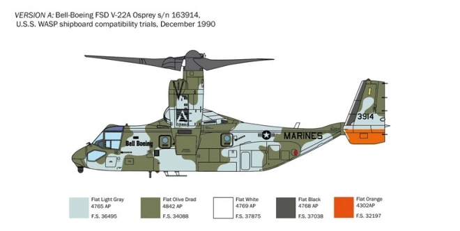 V-22A Osprey Model Kit 1/72 Scale