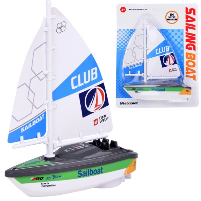 Colorful Sailboat Battery Operated Toy