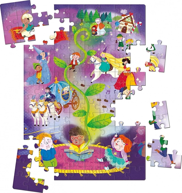 Clementoni Glitter Puzzle 104 Pieces - Storytime