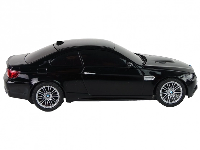 Remote Control BMW M3 Car with Lights Black 1:28 Scale
