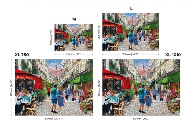 Wooden Paris Bistro Jigsaw Puzzle