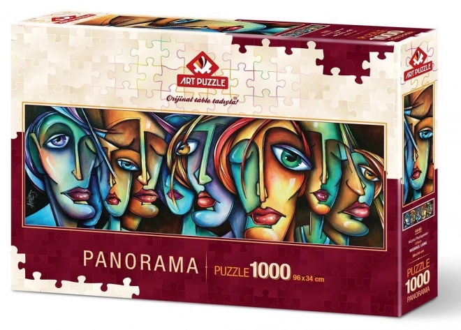 Panoramic Faces Puzzle 1000 Pieces