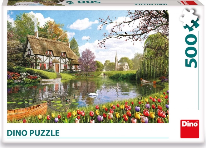 Lakeside Cottage Puzzle 500 Pieces