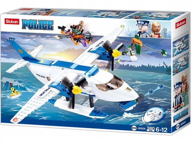 Police Sea Plane and Thieves Set