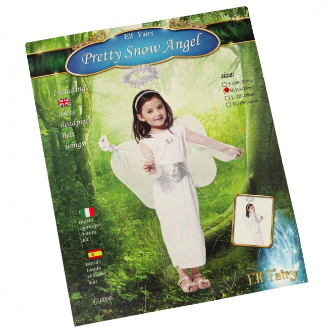 Angel Costume 4 Piece Set Size S