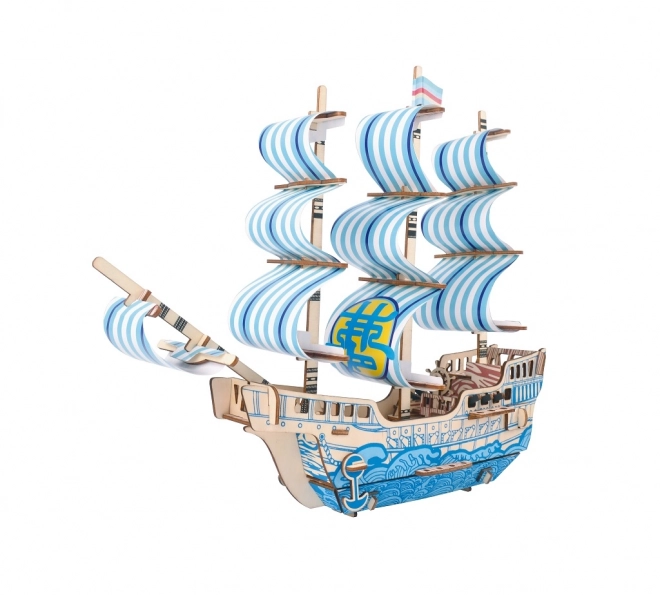 Woodcraft Wooden 3D Puzzle Ship of Dreams