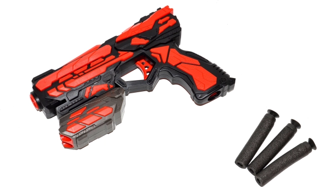 Pistola con proiettili in schiuma Phantom 19 cm