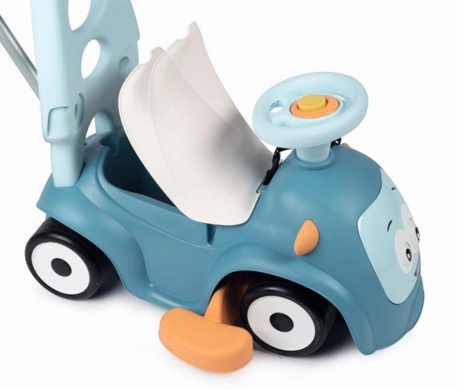 Smoby Push Along Ride-On 3-in-1 Blue