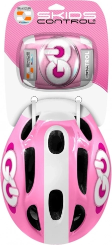Children's Protective Set Pink - Helmet and Protectors